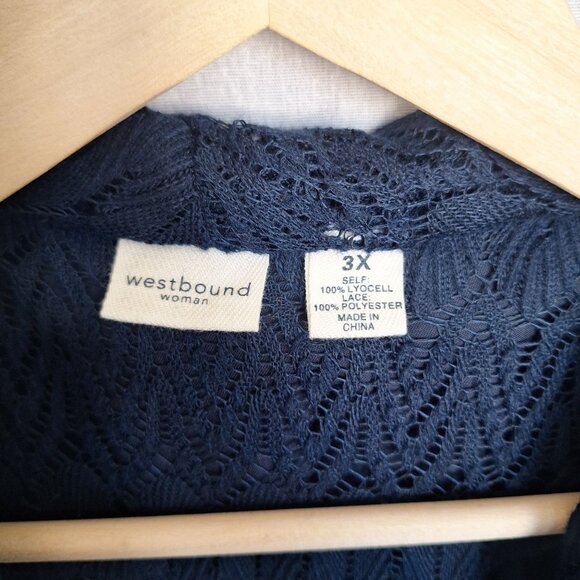 💙 Westbound 100% Lyocell Soft Vest Size 3X Outdoors Layers Fall Relaxed Fit - Picture 5 of 8